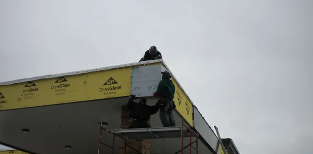 Commercial EPDM flat roof inspected by DFC Roofing